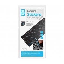 Наклейка на клавиатуру ColorWay Keyboard Stickers (CW-BWBL) Black/Blue