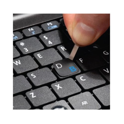 Наклейка на клавиатуру ColorWay Keyboard Stickers (CW-BWBL) Black/Blue купить в Украине: Киев, Днепр, Харьков, Одесса  | Низкая цена, отзывы, характеристики от TELEMART фото