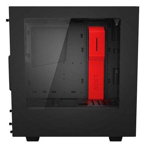 Корпус NZXT S340 (CA-S340MB-GR) Black/Red (Восстановлено продавцом, 870507) купить в Украине: Киев, Днепр, Харьков, Одесса  | Проверка совместимости, низкая цена, отзывы, характеристики от TELEMART фото
