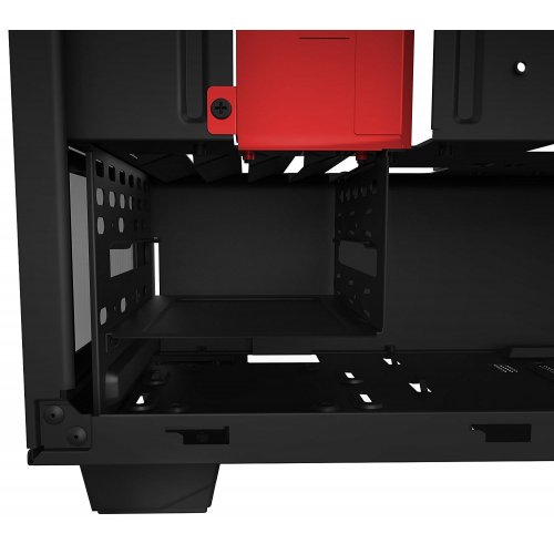Корпус NZXT S340 (CA-S340MB-GR) Black/Red (Восстановлено продавцом, 870507) купить в Украине: Киев, Днепр, Харьков, Одесса  | Проверка совместимости, низкая цена, отзывы, характеристики от TELEMART фото