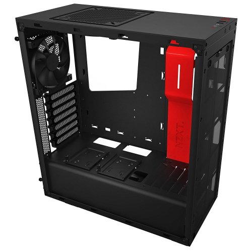 Корпус NZXT S340 (CA-S340MB-GR) Black/Red (Восстановлено продавцом, 870507) купить в Украине: Киев, Днепр, Харьков, Одесса  | Проверка совместимости, низкая цена, отзывы, характеристики от TELEMART фото