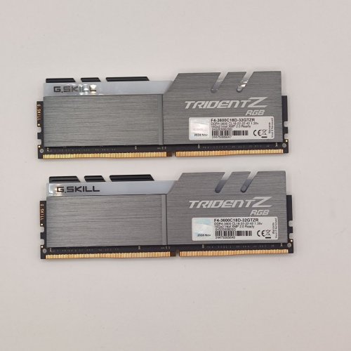 Озп G.Skill DDR4 32GB (2x16GB) 3600Mhz Trident Z RGB (F4-3600C18D-32GTZR) (Відновлено продавцем, 870519) купити в Україні: Київ, Львів, Хмельницький, Тернопіль, Івано-Франківськ | Перевірка сумісності, низька ціна, відгуки, характеристики від TELEMART фото
