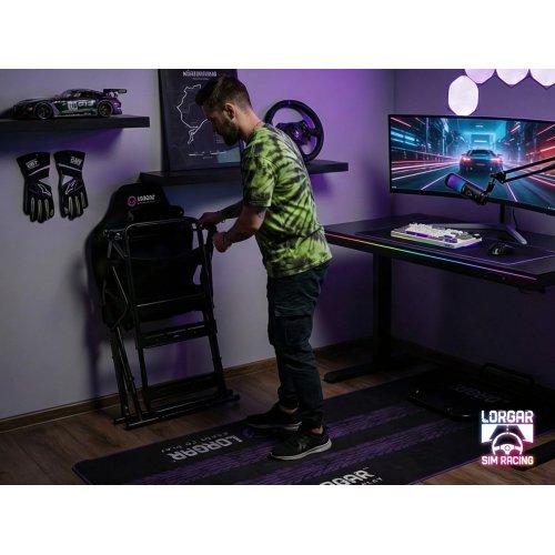 Кокпіт Lorgar Flex RAF1 (LRG-RAF1) Black купити в Україні: Київ, Львів, Хмельницький, Тернопіль, Івано-Франківськ | Низька ціна, відгуки, характеристики від TELEMART фото