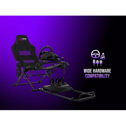 Кокпіт Lorgar Flex RAF1 (LRG-RAF1) Black купити в Україні: Київ, Львів, Хмельницький, Тернопіль, Івано-Франківськ | Низька ціна, відгуки, характеристики від TELEMART фото