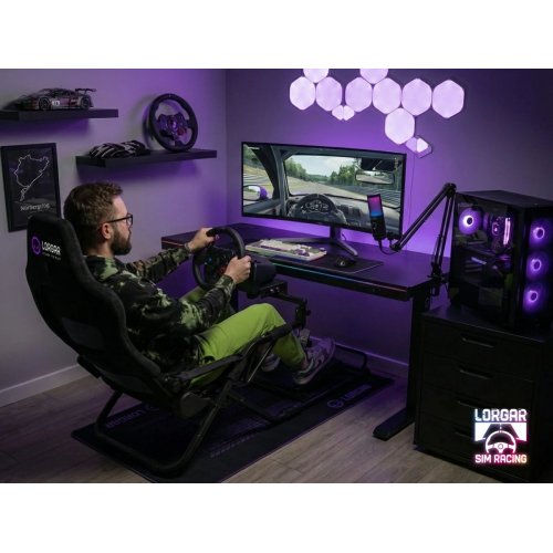 Кокпіт Lorgar Flex RAF1 (LRG-RAF1) Black купити в Україні: Київ, Львів, Хмельницький, Тернопіль, Івано-Франківськ | Низька ціна, відгуки, характеристики від TELEMART фото