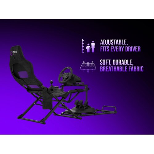 Кокпіт Lorgar Flex RAF1 (LRG-RAF1) Black купити в Україні: Київ, Львів, Хмельницький, Тернопіль, Івано-Франківськ | Низька ціна, відгуки, характеристики від TELEMART фото