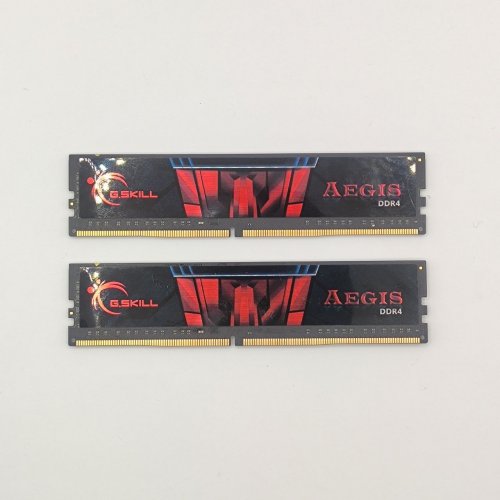 Озу G.Skill DDR4 16GB (2x8GB) 3200Mhz Aegis (F4-3200C16D-16GIS) (Восстановлено продавцом, 870584) купить в Украине: Киев, Днепр, Харьков, Одесса  | Проверка совместимости, низкая цена, отзывы, характеристики от TELEMART фото
