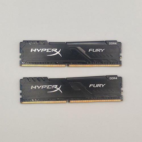 Озп HyperX DDR4 32GB (2x16GB) 3200Mhz Fury Black (HX432C16FB4K2/32) (Відновлено продавцем, 870755) купити в Україні: Київ, Львів, Хмельницький, Тернопіль, Івано-Франківськ | Перевірка сумісності, низька ціна, відгуки, характеристики від TELEMART фото