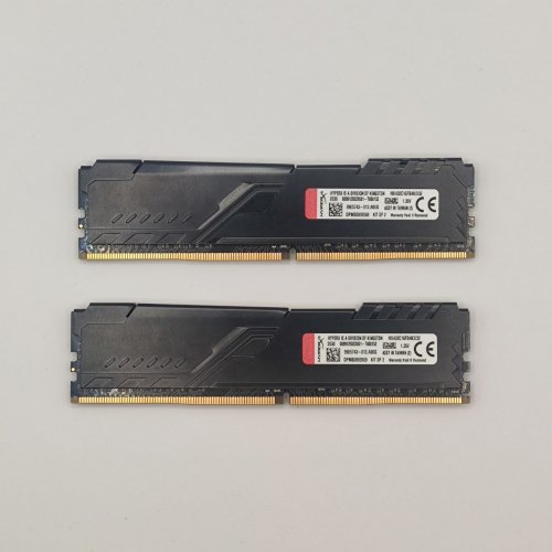 Озп HyperX DDR4 32GB (2x16GB) 3200Mhz Fury Black (HX432C16FB4K2/32) (Відновлено продавцем, 870755) купити в Україні: Київ, Львів, Хмельницький, Тернопіль, Івано-Франківськ | Перевірка сумісності, низька ціна, відгуки, характеристики від TELEMART фото