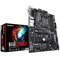 Материнская плата Gigabyte B450 GAMING X (sAM4, AMD B450) (Восстановлено продавцом, 870756)