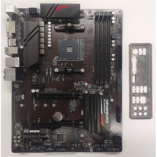 Материнская плата Gigabyte B450 GAMING X (sAM4, AMD B450) (Восстановлено продавцом, 870756) купить в Украине: Киев, Днепр, Харьков, Одесса  | Проверка совместимости, низкая цена, отзывы, характеристики от TELEMART фото