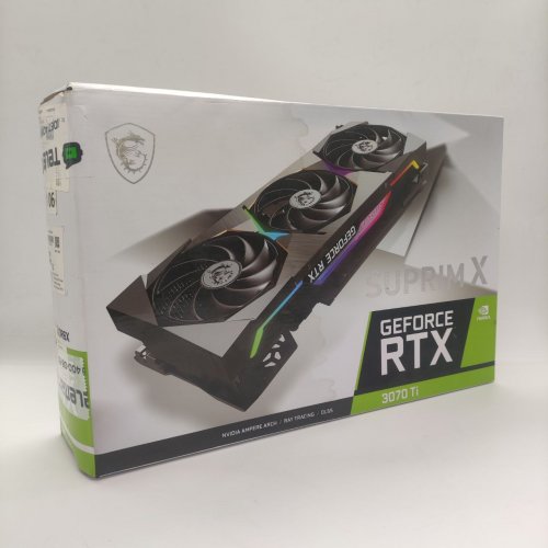 Видеокарта MSI GeForce RTX 3070 Ti SUPRIM X 8192MB (RTX 3070 Ti SUPRIM X 8G) (Восстановлено продавцом, 870760) купить в Украине: Киев, Днепр, Харьков, Одесса  | Проверка совместимости, низкая цена, отзывы, характеристики от TELEMART фото
