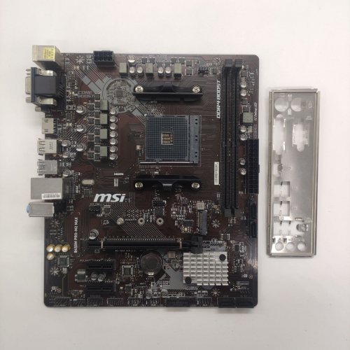 Материнская плата MSI B450M PRO-M2 MAX (sAM4, AMD B450) (Восстановлено продавцом, 870765) купить в Украине: Киев, Днепр, Харьков, Одесса  | Проверка совместимости, низкая цена, отзывы, характеристики от TELEMART фото