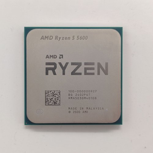 Процессор AMD Ryzen 5 5600 3.5(4.4)GHz 32MB sAM4 Tray (100-000000927) (Восстановлено продавцом, 870766) купить в Украине: Киев, Днепр, Харьков, Одесса  | Проверка совместимости, низкая цена, отзывы, характеристики от TELEMART фото