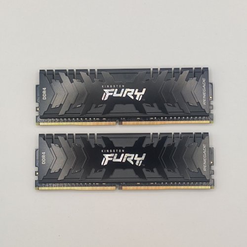 Озу Kingston DDR4 32GB (2x16GB) 3600Mhz FURY Renegade Black (KF436C16RB1K2/32) (Восстановлено продавцом, 870767) купить в Украине: Киев, Днепр, Харьков, Одесса  | Проверка совместимости, низкая цена, отзывы, характеристики от TELEMART фото