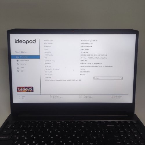 Ноутбук Lenovo IdeaPad Gaming 3 15ACH6 (82K201NYRA) Shadow Black (Восстановлено продавцом, 870769) купить в Украине: Киев, Днепр, Харьков, Одесса  | Низкая цена, отзывы, характеристики от TELEMART фото