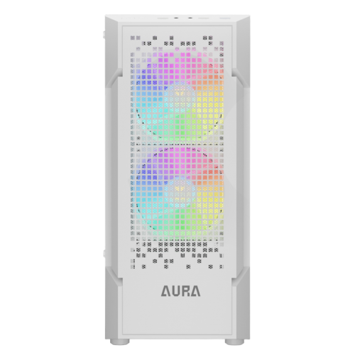 Корпус Gamdias AURA GC7 ARGB Tempered Glass без БП (4711514500684) White (Восстановлено продавцом, 870773) купить в Украине: Киев, Днепр, Харьков, Одесса  | Проверка совместимости, низкая цена, отзывы, характеристики от TELEMART фото
