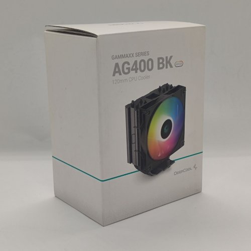 Кулер Deepcool AG400 ARGB (R-AG400-BKANMC-G-2) Black (Відновлено продавцем, 870775) купити в Україні: Київ, Львів, Хмельницький, Тернопіль, Івано-Франківськ | Перевірка сумісності, низька ціна, відгуки, характеристики від TELEMART фото