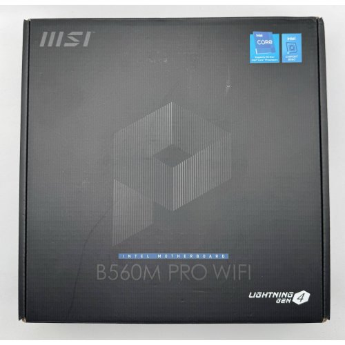 Материнская плата MSI B560M PRO WIFI (s1200, Intel B560) (Восстановлено продавцом, 871011) купить в Украине: Киев, Днепр, Харьков, Одесса  | Проверка совместимости, низкая цена, отзывы, характеристики от TELEMART фото