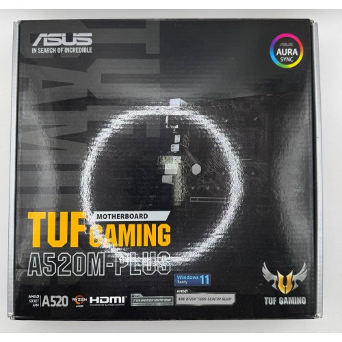 Материнская плата Asus TUF GAMING A520M-PLUS (sAM4, AMD A520) (Восстановлено продавцом, 871023) купить в Украине: Киев, Днепр, Харьков, Одесса  | Проверка совместимости, низкая цена, отзывы, характеристики от TELEMART фото