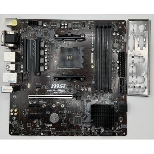 Материнская плата MSI B450M PRO-VDH PLUS (sAM4, AMD B450) (Восстановлено продавцом, 871037) купить в Украине: Киев, Днепр, Харьков, Одесса  | Проверка совместимости, низкая цена, отзывы, характеристики от TELEMART фото