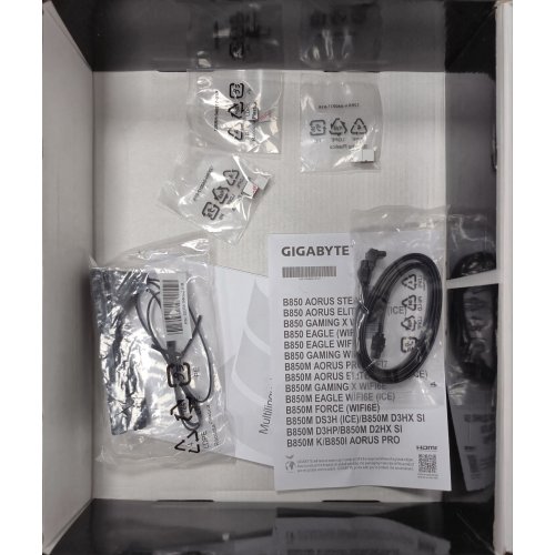 Уцінка материнська плата Gigabyte B850 GAMING X WIFI6E (sAM5, AMD B850) (Сліди використання, 871038) купити в Україні: Київ, Львів, Хмельницький, Тернопіль, Івано-Франківськ | Перевірка сумісності, низька ціна, відгуки, характеристики від TELEMART фото