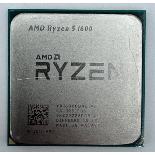 Процессор AMD Ryzen 5 1600 3.2(3.6)GHz sAM4 Tray (YD1600BBAEMPK) (Восстановлено продавцом, 871042) купить в Украине: Киев, Днепр, Харьков, Одесса  | Проверка совместимости, низкая цена, отзывы, характеристики от TELEMART фото