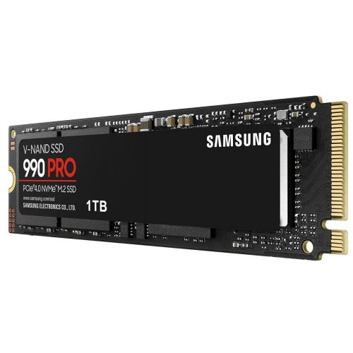 Ssd-диск Samsung 990 PRO V-NAND 3-bit MLC 1TB M.2 (2280 PCI-E) NVMe 2.0 (MZ-V9P1T0BW) (Стан нового, 871047) купити в Україні: Київ, Львів, Хмельницький, Тернопіль, Івано-Франківськ | Перевірка сумісності, низька ціна, відгуки, характеристики від TELEMART фото