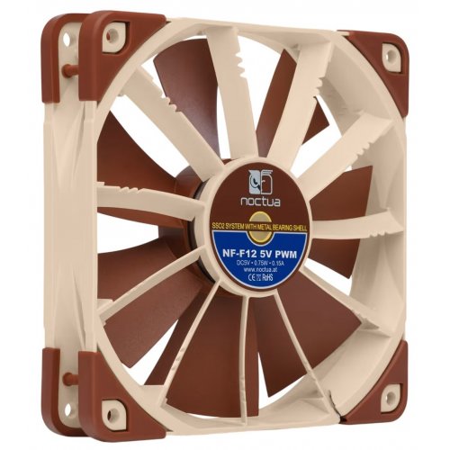 Кулер для корпуса Noctua NF-F12 5V PWM купить в Украине: Киев, Днепр, Харьков, Одесса  | Проверка совместимости, низкая цена, отзывы, характеристики от TELEMART фото