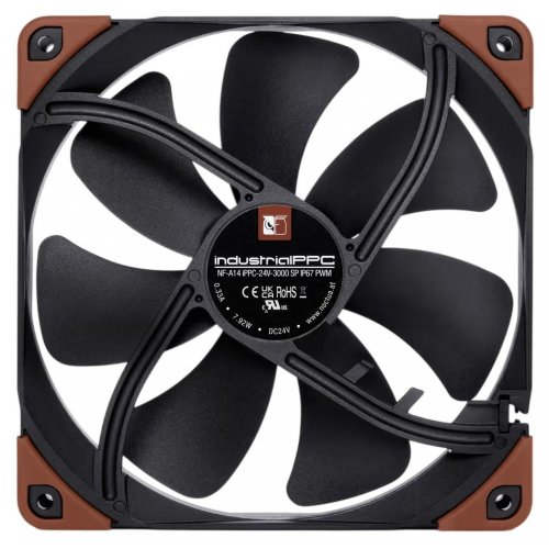 Кулер для корпуса Noctua NF-A14iPPC-24V-3000 SP IP67 PWM купить в Украине: Киев, Днепр, Харьков, Одесса  | Проверка совместимости, низкая цена, отзывы, характеристики от TELEMART фото