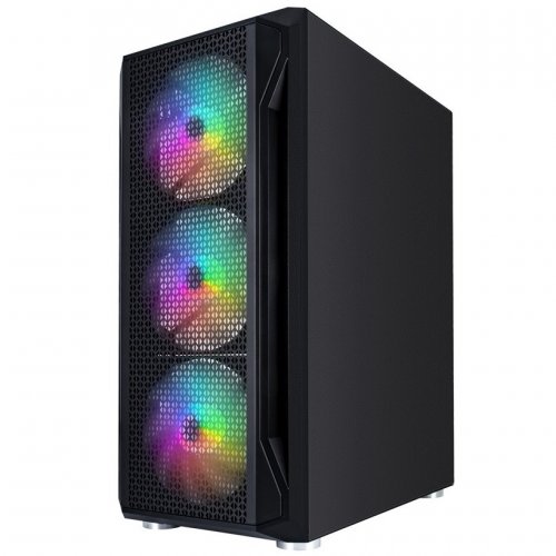 Корпус 1stPlayer X5-BK-4F1-PS-600FK-EU 600W Black купить в Украине: Киев, Днепр, Харьков, Одесса  | Проверка совместимости, низкая цена, отзывы, характеристики от TELEMART фото