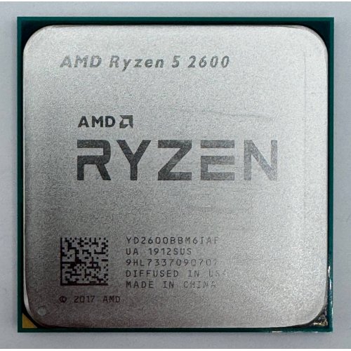 Процессор AMD Ryzen 5 2600 3.4(3.9)GHz 16MB sAM4 Tray (YD2600BBM6IAF) (Восстановлено продавцом, 871081) купить в Украине: Киев, Днепр, Харьков, Одесса  | Проверка совместимости, низкая цена, отзывы, характеристики от TELEMART фото