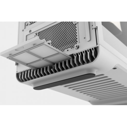 Корпус FSP CUT593A Tempered Glass без БП (CUT593AW) White купить в Украине: Киев, Днепр, Харьков, Одесса  | Проверка совместимости, низкая цена, отзывы, характеристики от TELEMART фото