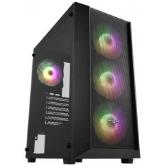 Корпус FSP CMT218 Tempered Glass без БП (CMT218AB) Black
