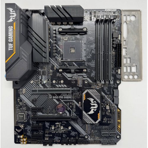 Материнская плата Asus TUF B450-PRO GAMING (sAM4, AMD B450) (Восстановлено продавцом, 871114) купить в Украине: Киев, Днепр, Харьков, Одесса  | Проверка совместимости, низкая цена, отзывы, характеристики от TELEMART фото