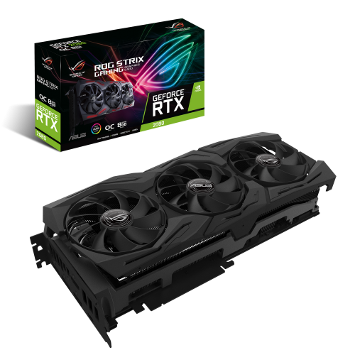 Photo Video Graphic Card Asus ROG GeForce RTX 2080 STRIX OC 8192MB (RTX2080-O8G-GAMING)