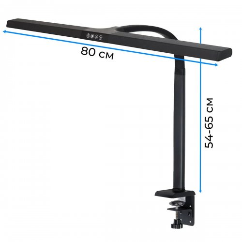 Настільна світлодіодна лампа OfficePro SL220 Black купити в Україні: Київ, Львів, Хмельницький, Тернопіль, Івано-Франківськ | Низька ціна, відгуки, характеристики від TELEMART фото