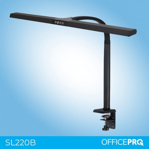 Настільна світлодіодна лампа OfficePro SL220 Black купити в Україні: Київ, Львів, Хмельницький, Тернопіль, Івано-Франківськ | Низька ціна, відгуки, характеристики від TELEMART фото