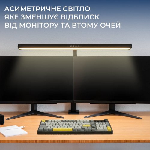 Настільна світлодіодна лампа OfficePro SL220 Black купити в Україні: Київ, Львів, Хмельницький, Тернопіль, Івано-Франківськ | Низька ціна, відгуки, характеристики від TELEMART фото