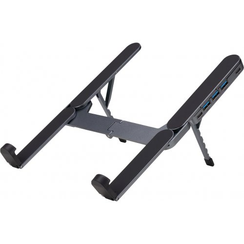 Подставка для ноутбука OfficePro LS100HUB Grey купить в Украине: Киев, Днепр, Харьков, Одесса  | Низкая цена, отзывы, характеристики от TELEMART фото