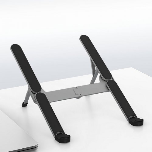 Подставка для ноутбука OfficePro LS100HUB Grey купить в Украине: Киев, Днепр, Харьков, Одесса  | Низкая цена, отзывы, характеристики от TELEMART фото