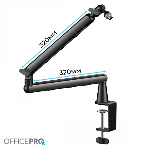 Стойка-пантограф OfficePro SA144 Black купить в Украине: Киев, Днепр, Харьков, Одесса  | Низкая цена, отзывы, характеристики от TELEMART фото