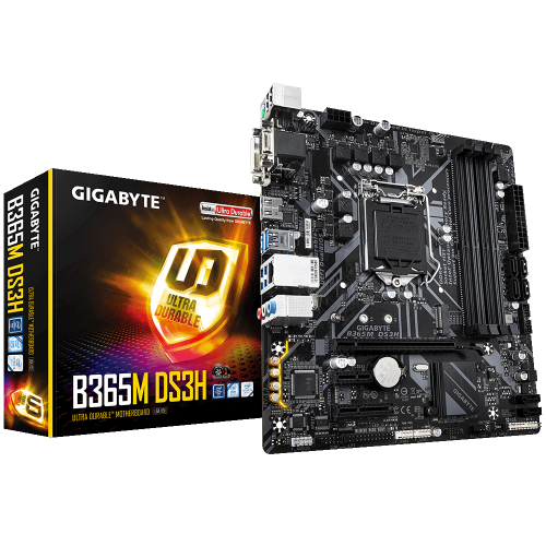 Материнская плата Gigabyte B365M DS3H (s1151-V2, Intel B365) (Восстановлено продавцом, 871252) купить в Украине: Киев, Днепр, Харьков, Одесса  | Проверка совместимости, низкая цена, отзывы, характеристики от TELEMART фото