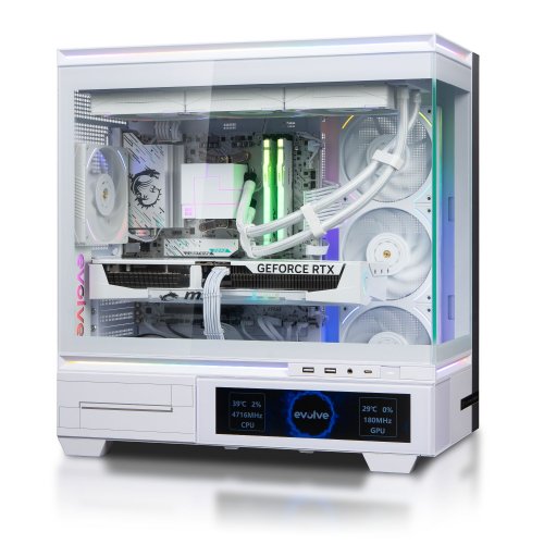 Ігровий ПК EVOLVE GamePart Vision Pro (EVGP-VSNR780X3DN507T-D532S1TWH) White купити в Україні: Київ, Львів, Хмельницький, Тернопіль, Івано-Франківськ | Низька ціна, відгуки, характеристики від TELEMART фото
