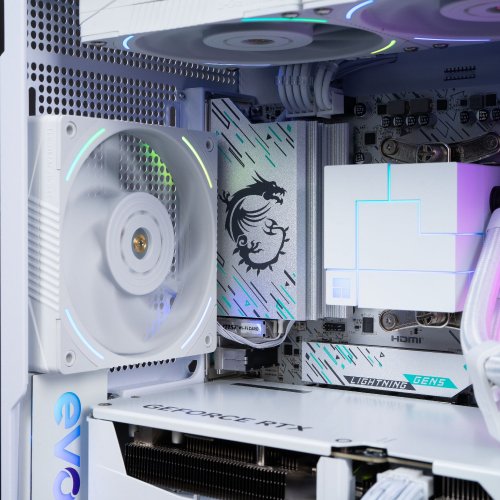 Ігровий ПК EVOLVE GamePart Vision Pro (EVGP-VSNR780X3DN507T-D532S1TWH) White купити в Україні: Київ, Львів, Хмельницький, Тернопіль, Івано-Франківськ | Низька ціна, відгуки, характеристики від TELEMART фото