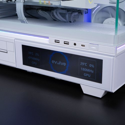 Ігровий ПК EVOLVE GamePart Vision Pro (EVGP-VSNR780X3DN507T-D532S1TWH) White купити в Україні: Київ, Львів, Хмельницький, Тернопіль, Івано-Франківськ | Низька ціна, відгуки, характеристики від TELEMART фото