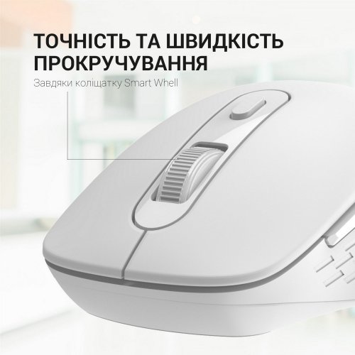 Уцінка миша OfficePro M230 Silent Click Wireless White (Пошкоджено пакування, 871260) купити в Україні: Київ, Львів, Хмельницький, Тернопіль, Івано-Франківськ | Низька ціна, відгуки, характеристики від TELEMART фото