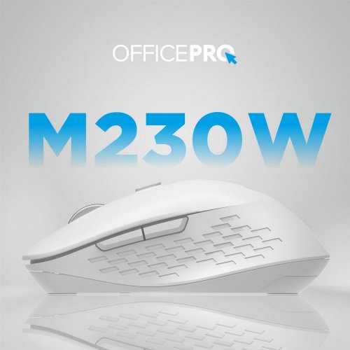 Уцінка миша OfficePro M230 Silent Click Wireless White (Пошкоджено пакування, 871260) купити в Україні: Київ, Львів, Хмельницький, Тернопіль, Івано-Франківськ | Низька ціна, відгуки, характеристики від TELEMART фото