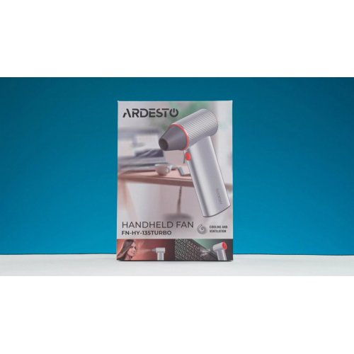Вентилятор ручной портативный ARDESTO FN-HY-135TURBO купить в Украине: Киев, Днепр, Харьков, Одесса  | Низкая цена, отзывы, характеристики от TELEMART фото