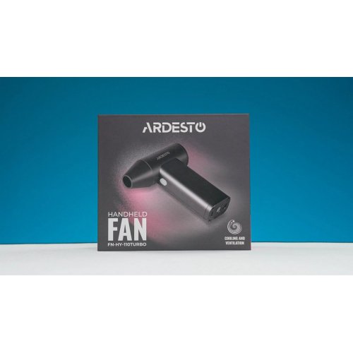 Вентилятор ручной портативный ARDESTO FN-HY-110TURBO купить в Украине: Киев, Днепр, Харьков, Одесса  | Низкая цена, отзывы, характеристики от TELEMART фото